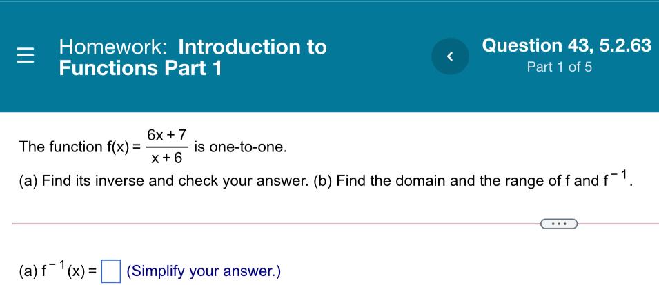Solved Homework: Introduction to Functions Part 1