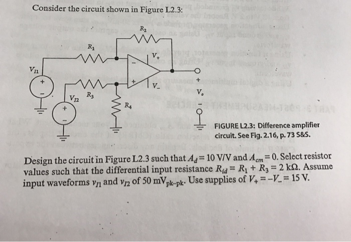 Solved Consider the circuit shown in Figure L2.3: Design | Chegg.com