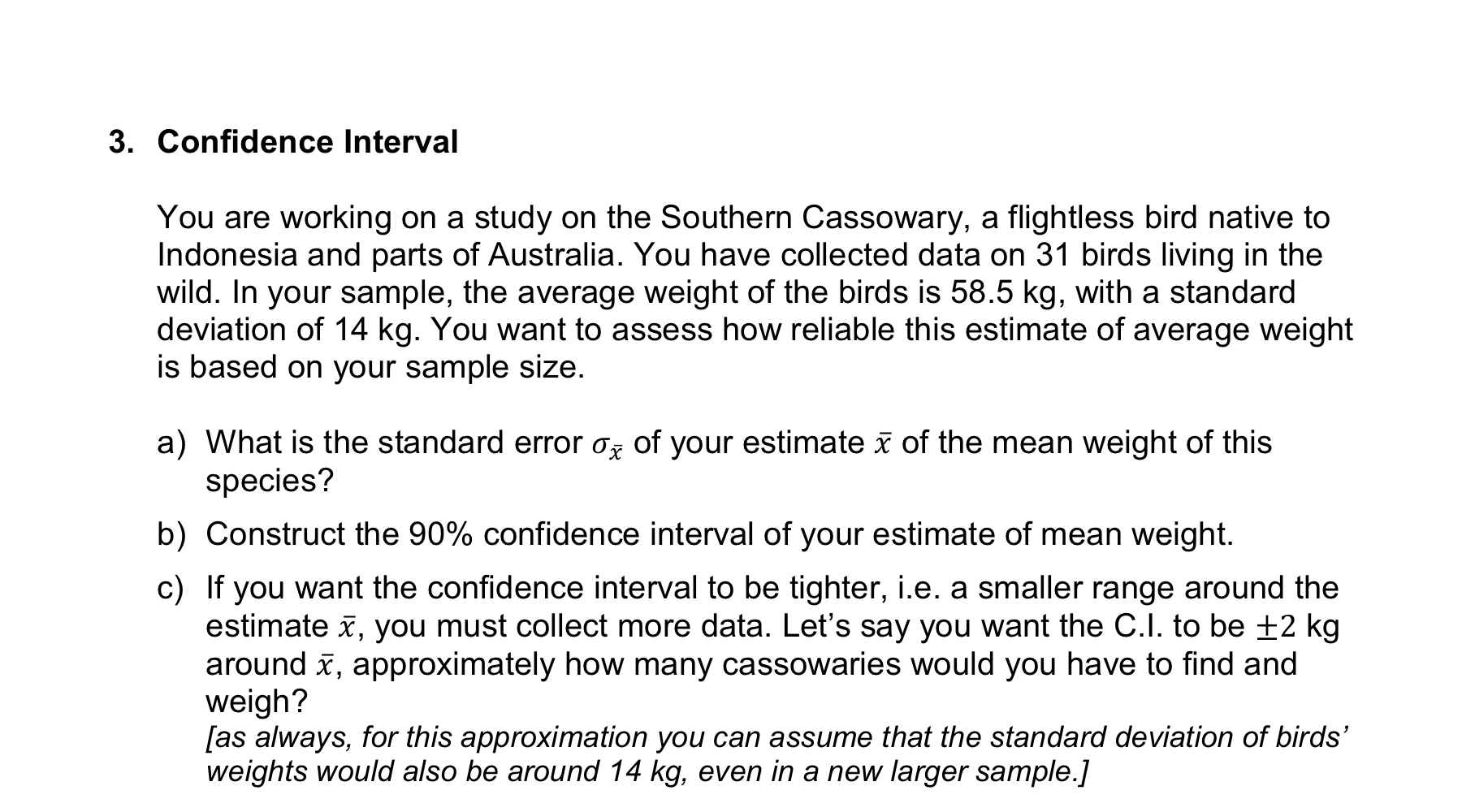 solved-3-confidence-interval-you-are-working-on-a-study-on-chegg