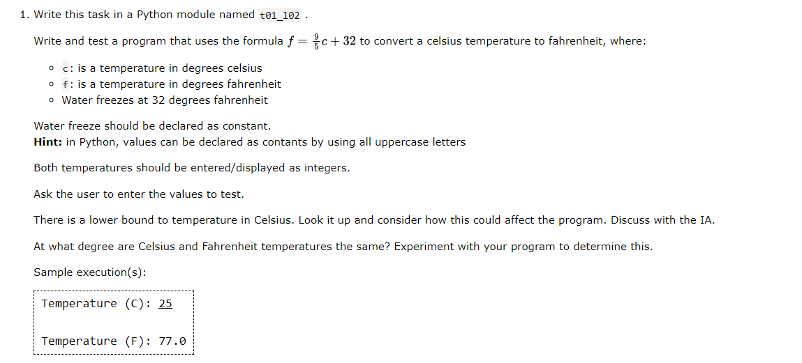 Solved 32. If the temperature of water in a freezer °C, what