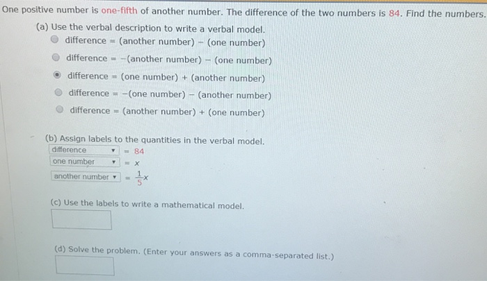 solved-one-positive-number-is-one-fifth-of-another-number-chegg