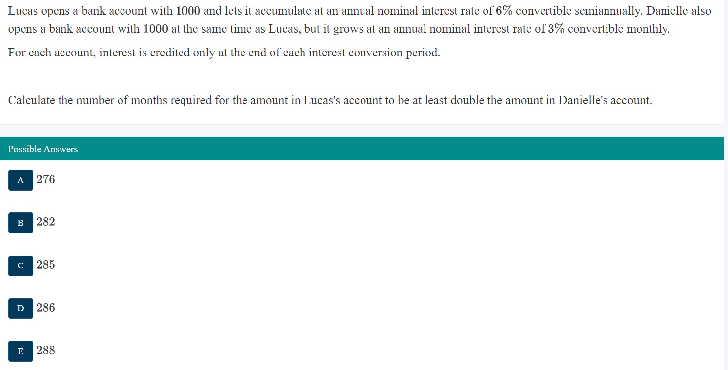 An annuity provides level payments of 1000 every six | Chegg.com
