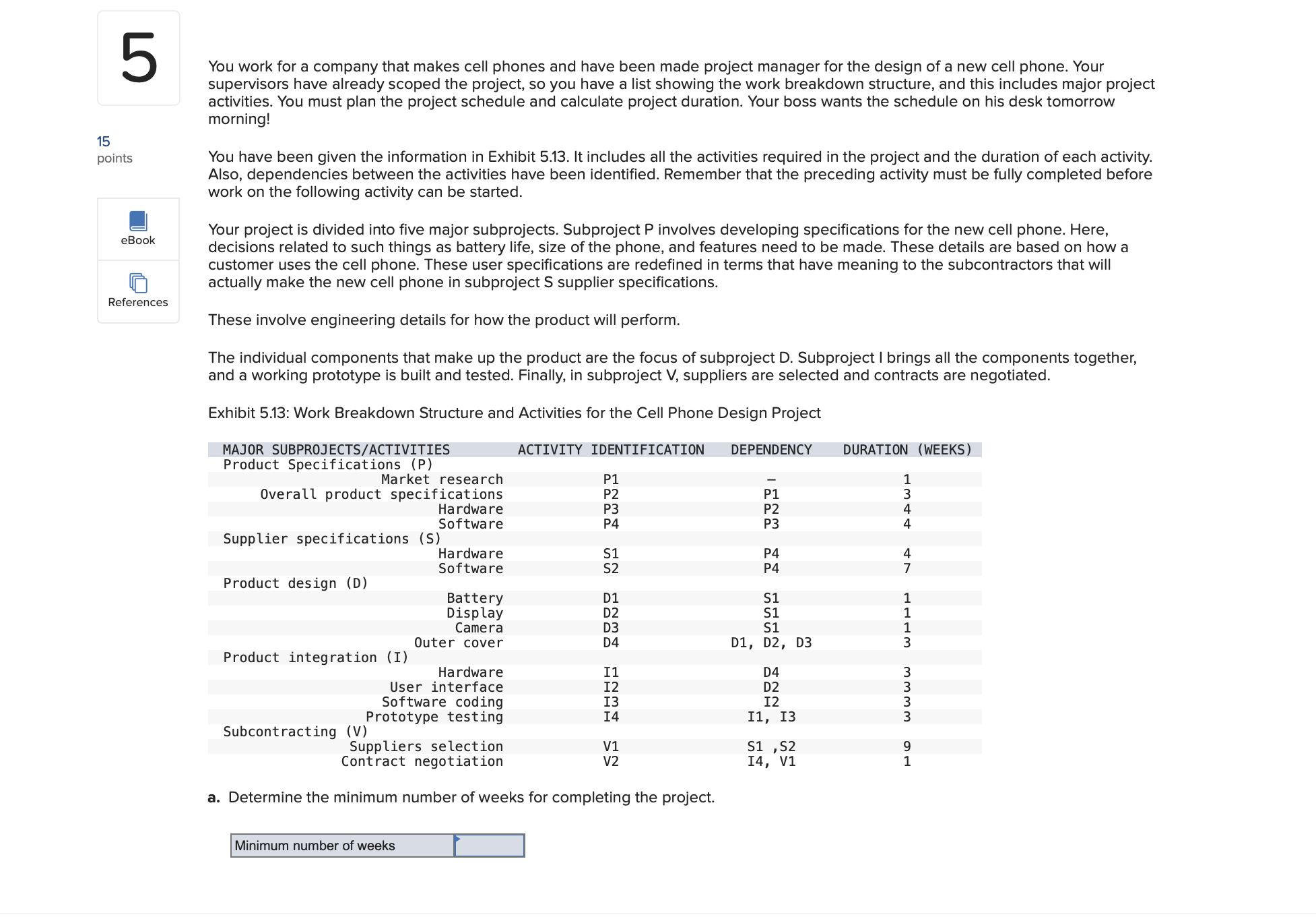 Solved You work for a company that makes cell phones and