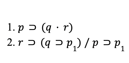 Solved Construct A Proof Using Rules Of Implication And 