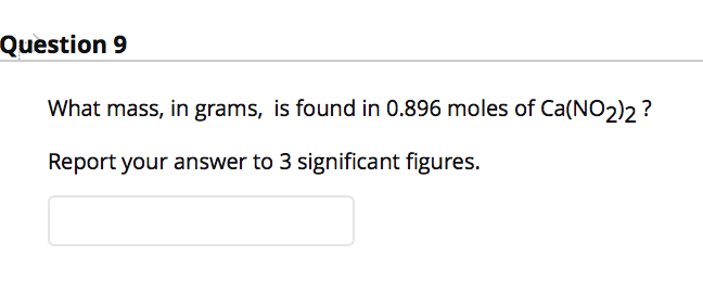 Calculating Moles Questions Solved Question 8 Use the AHºf information provided to | Chegg.com