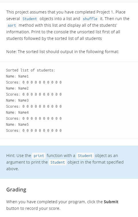 Solved Python This Is Complete Other Than Using The Shuf Chegg Com