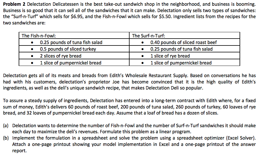 Solved For each linear programming formulation, please | Chegg.com