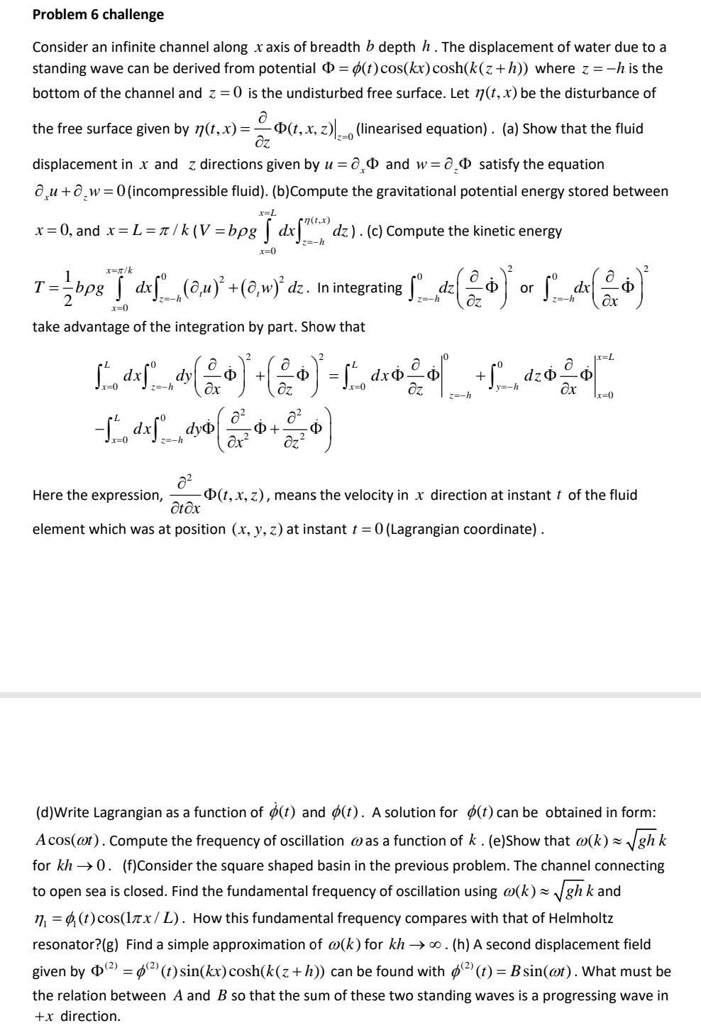 Solved Problem 6 Challenge Consider An Infinite Channel | Chegg.com