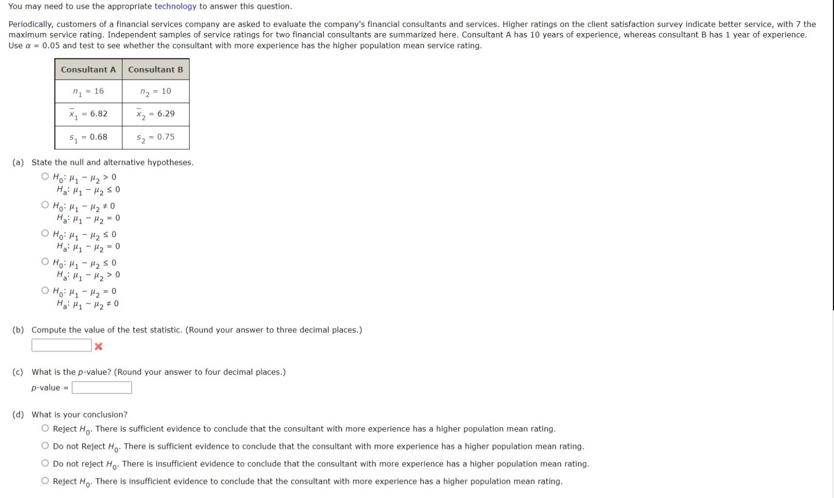 Solved You may need to use the appropriate technology to | Chegg.com