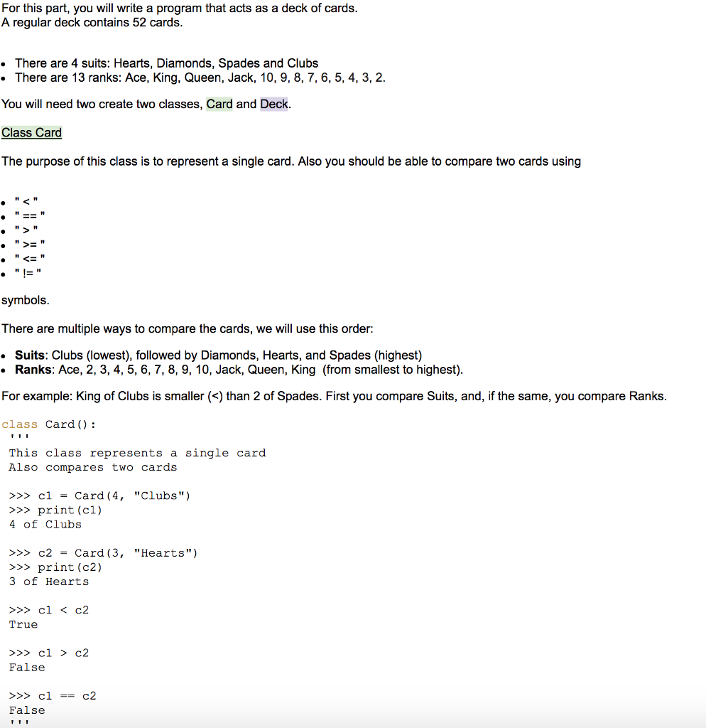 For this part, you will write a program that acts as | Chegg.com
