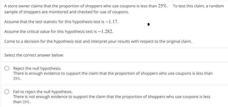 solved-a-store-owner-claims-that-the-proportion-of-shoppers-chegg