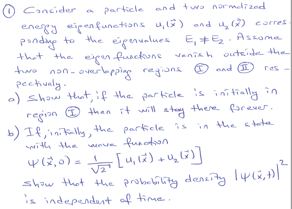 Solved the res 0 Consider particle and two normalized energy | Chegg.com