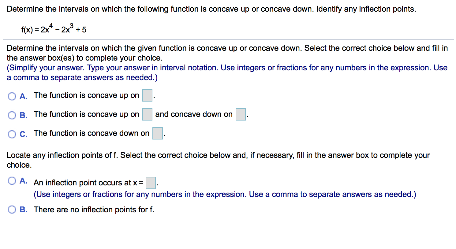 Solved Determine the intervals on which the following | Chegg.com