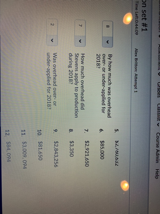 Solved The numbers 1-14 are the answers we have to choose | Chegg.com