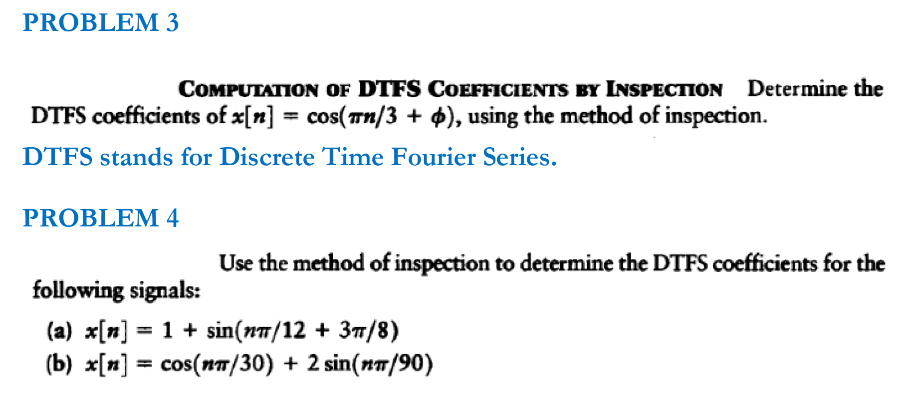 solved-problem-3-computation-of-dtfs-coefficients-by-chegg