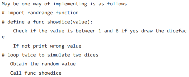 Solved Using the above function randrange(). Please write a | Chegg.com