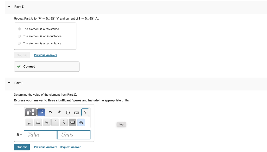 Solved A certein element has a pheser woltage of V−100∠302 V | Chegg.com