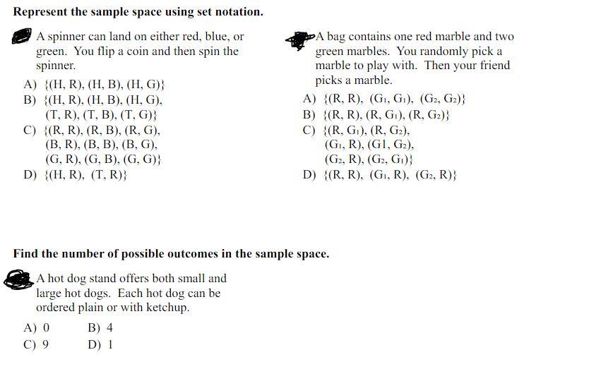 solved-represent-the-sample-space-using-set-notation-a-chegg