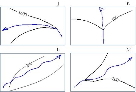 Solved The above illustration shows 4 topographic contour | Chegg.com