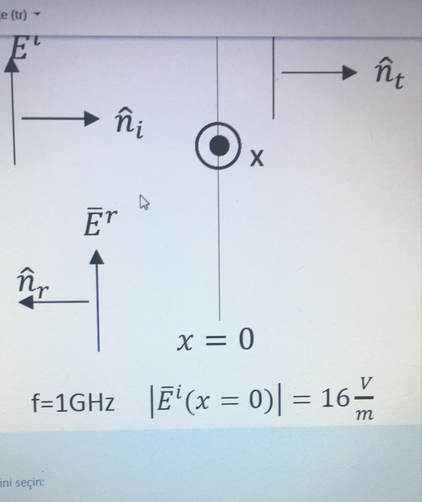 Solved In The Figure If A1 3 Np M Ve B1 2 77 Rad M For T Chegg Com