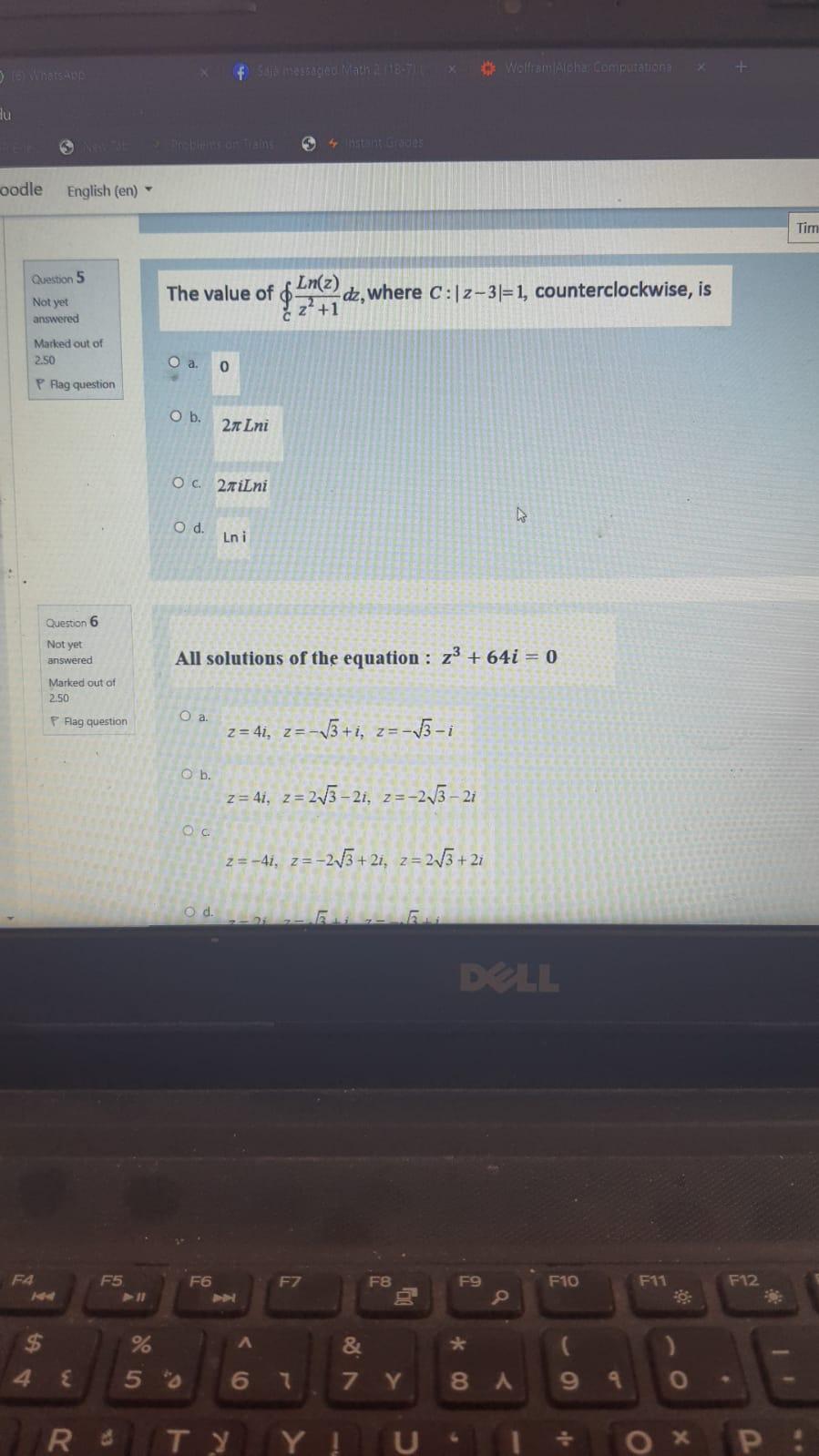 Solved Dasar Of Sassagied Math 1187 Wolfram Chegg Com