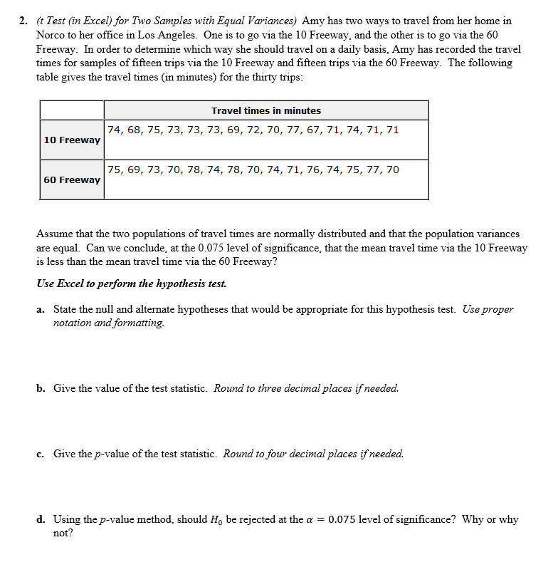 solved-t-test-in-excel-for-two-samples-with-equal-chegg