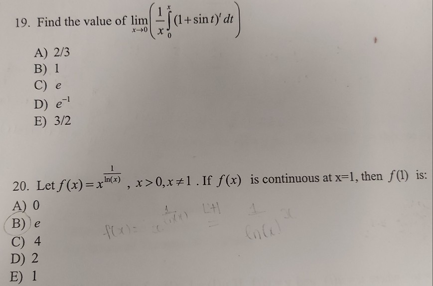 Solved X 11 Let A And B Be Constants For F X Ae B Chegg Com