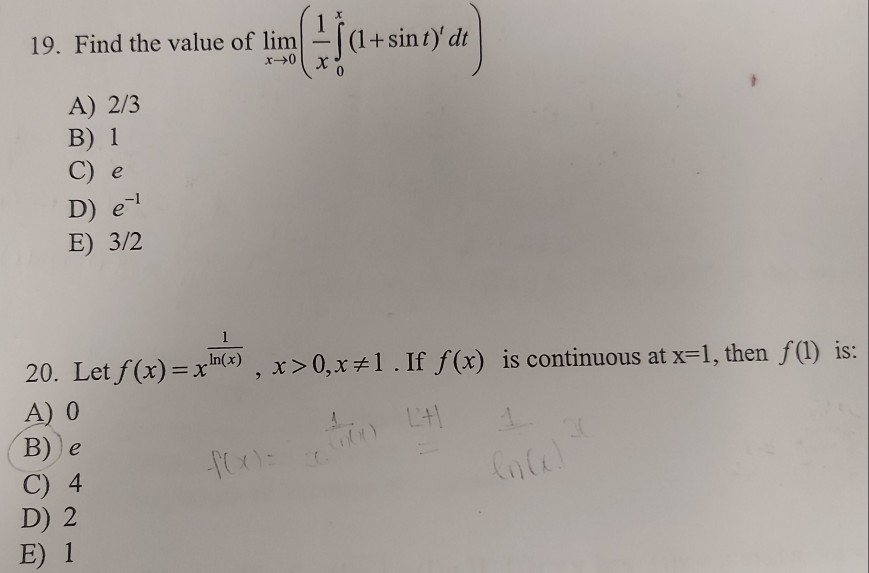 X 11 Let A And B Be Constants For F X Ae Bx Chegg Com