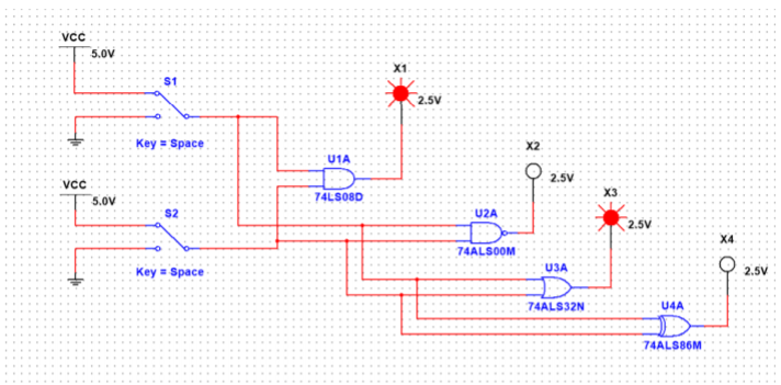 Solved This logic circuit was created and tested | Chegg.com