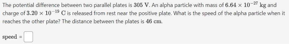 Solved The potential difference between two parallel plates | Chegg.com