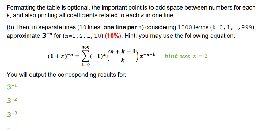 Solved Write in pythonPlease write down all the required | Chegg.com