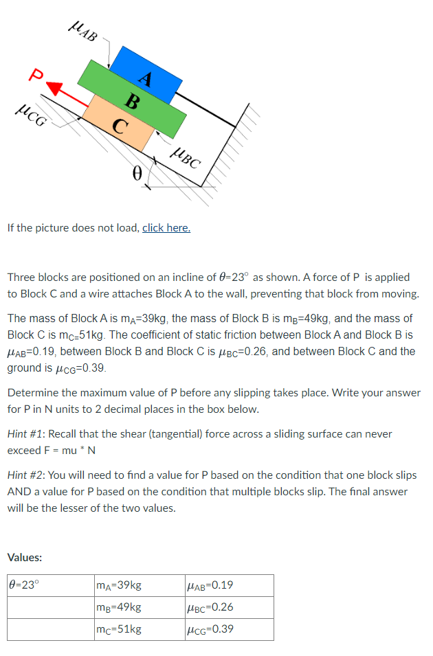 Solved If the picture does not load click here. Three Chegg