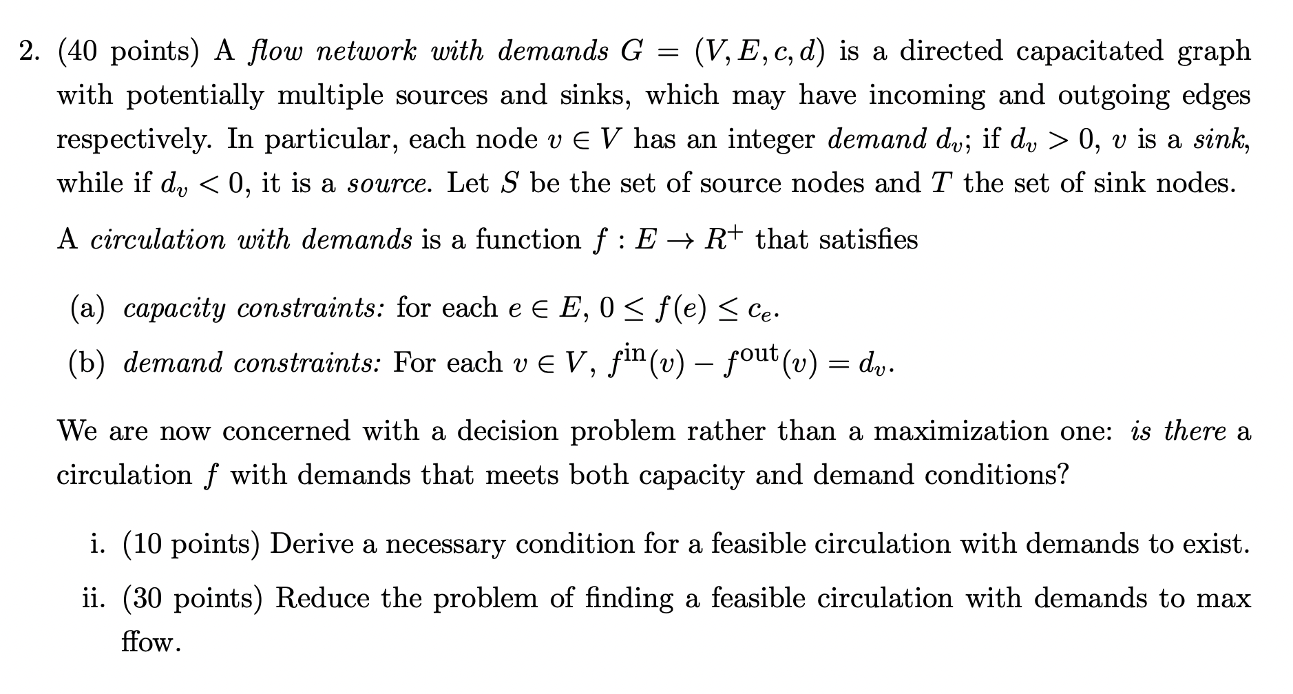 Solved 1. For all algorithms that you are asked to "give" or | Chegg.com