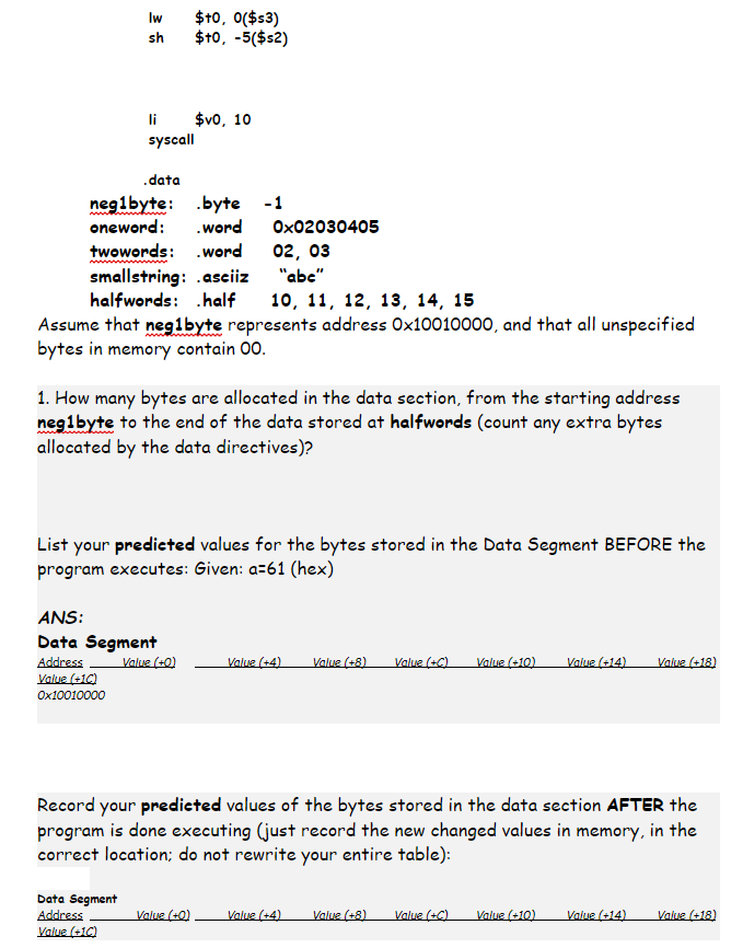 6. a)On pages 15-16, type Example A: into MARS - | Chegg.com