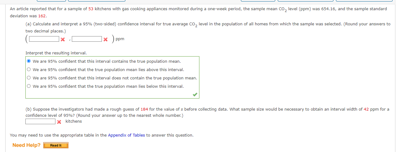 Solved deviation was 162 . two decimal places.) Interpret | Chegg.com