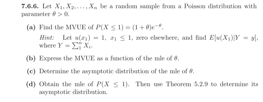 Solved] Let X1,X2,,Xn be a sequence of random samples from a