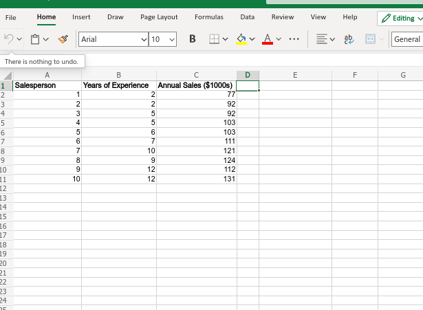 Solved File Home Insert Draw Page Layout Formulas Data | Chegg.com