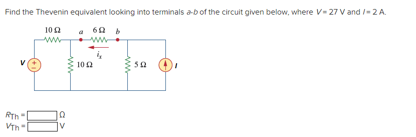 Solved Find The Thevenin Equivalent Looking Into Terminals | Chegg.com