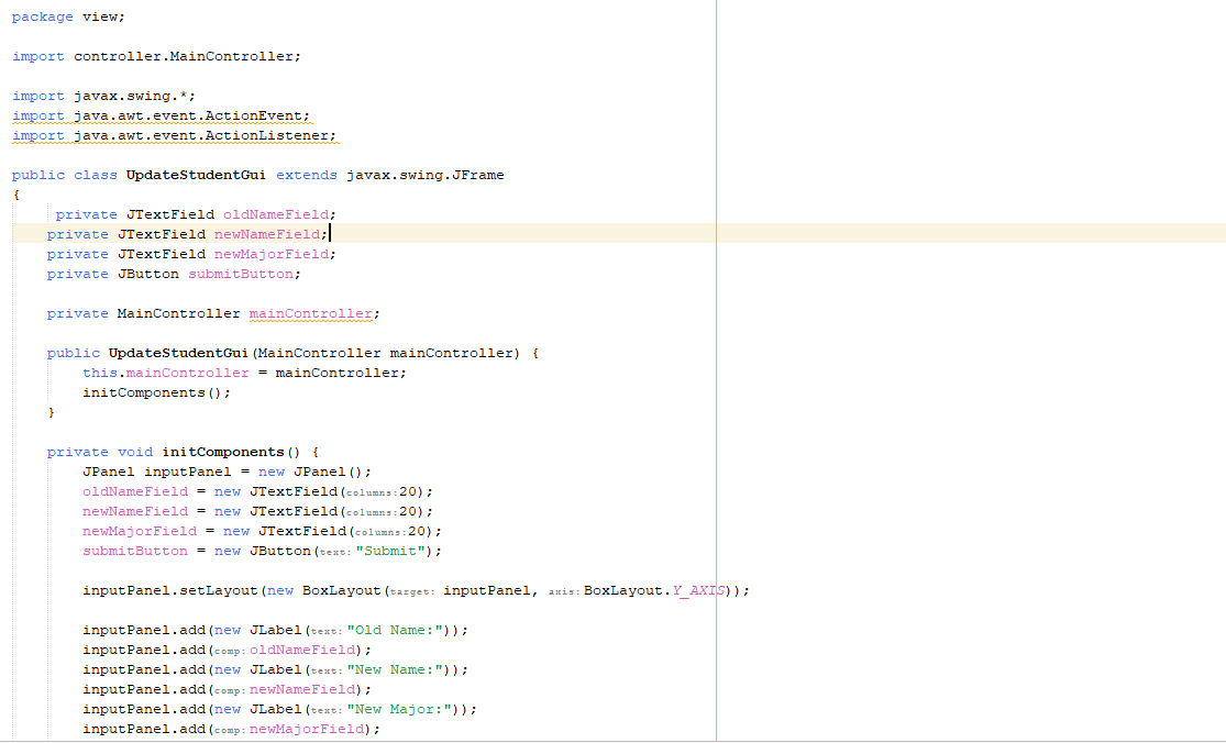 Solved I have a code about student list + major, it's about | Chegg.com