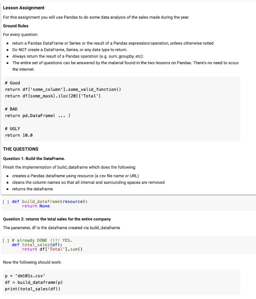 assignment destination is read only pandas