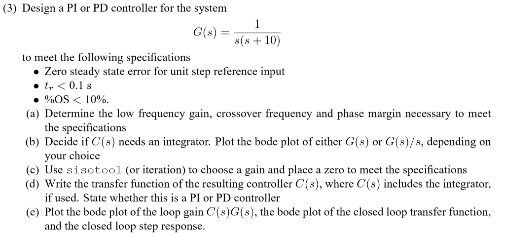 Solved Note: Course Name: Automatic Control Systems. Please | Chegg.com
