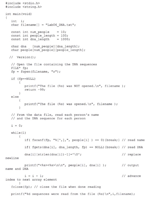 Solved C PROGRAM!!!! Need help finishing the code on the | Chegg.com