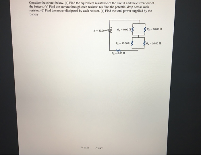 Solved Consider the circuit below. (a) Find the equivalent | Chegg.com