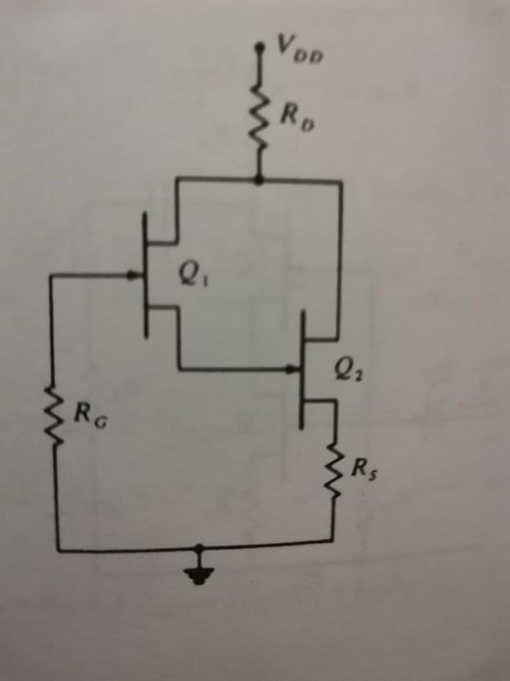 Solved Q4/ JFET Transistor ,IDSS=10 mA,Vp=4 V ,Assume