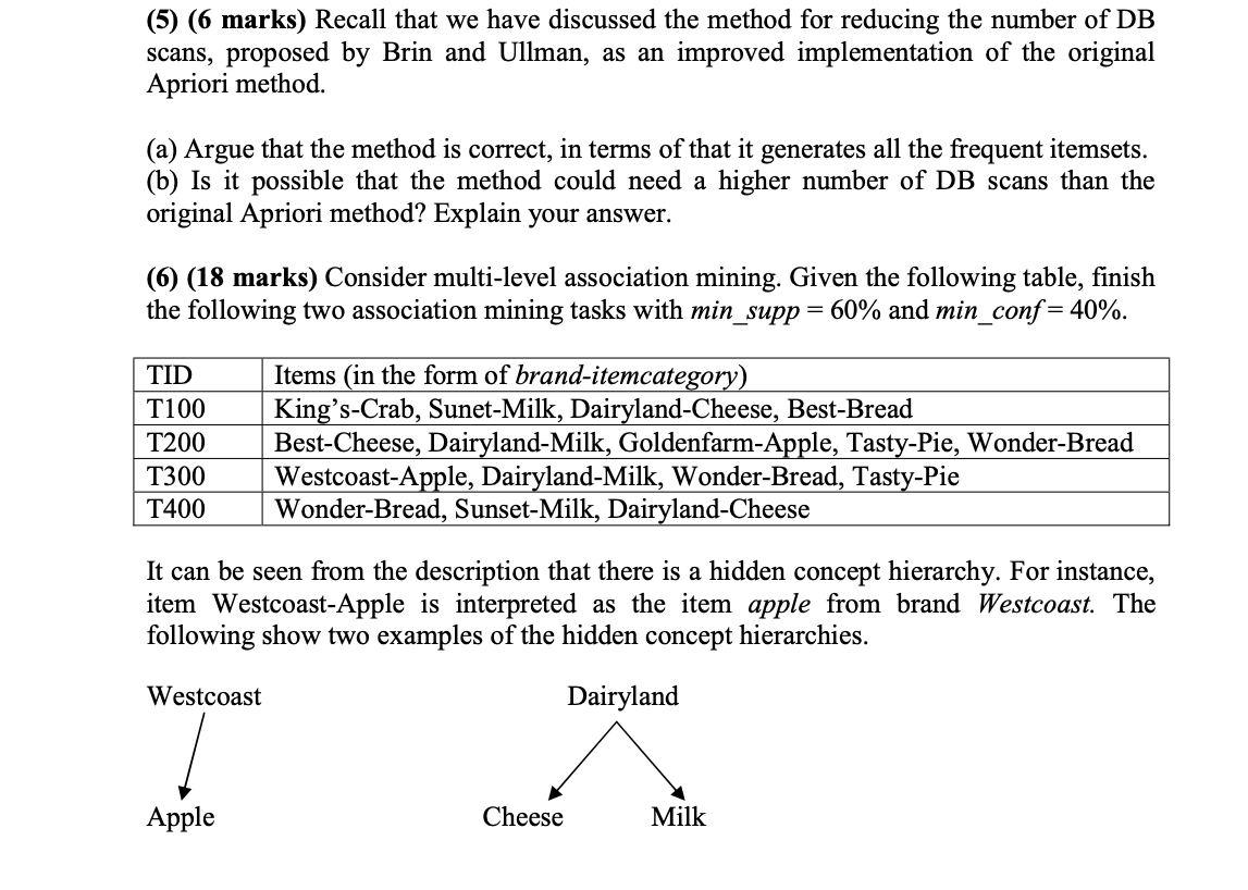 Solved The following questions are for Data mining. Please | Chegg.com