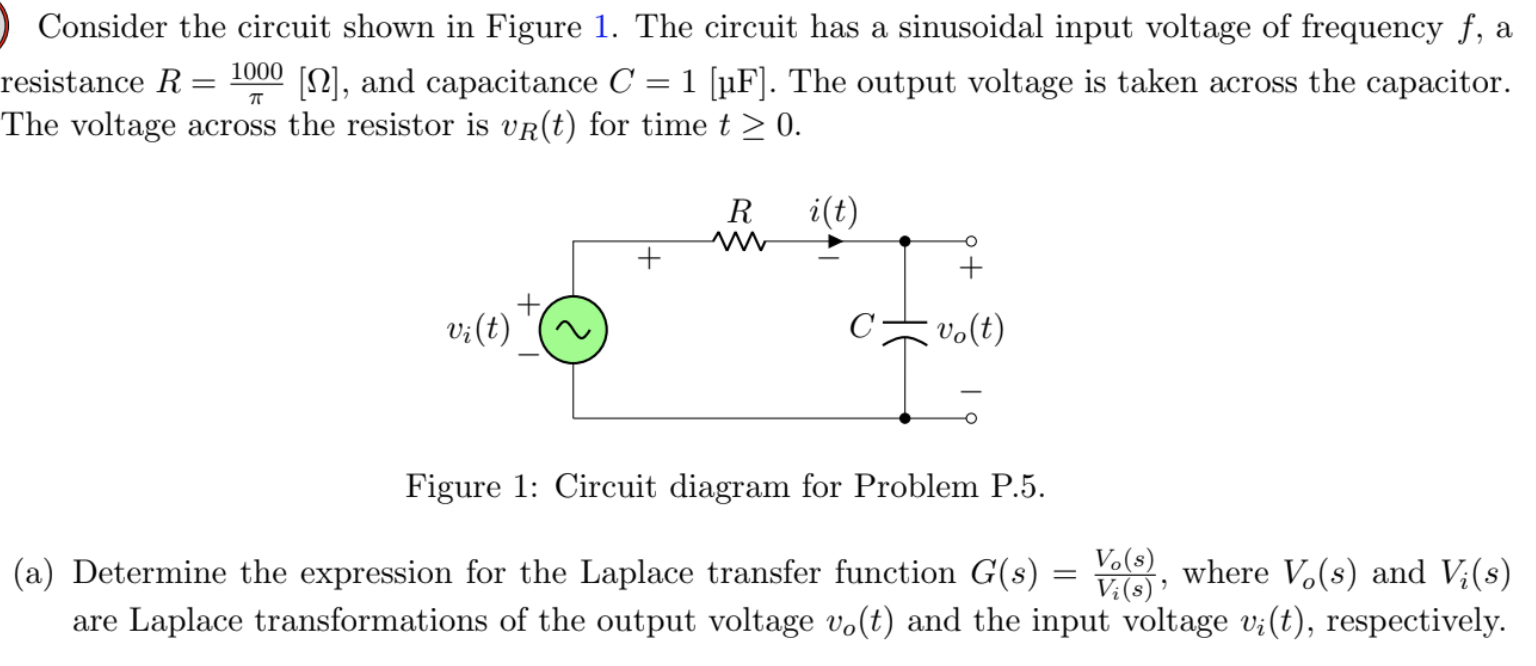 Consider The Circuit Shown In Figure