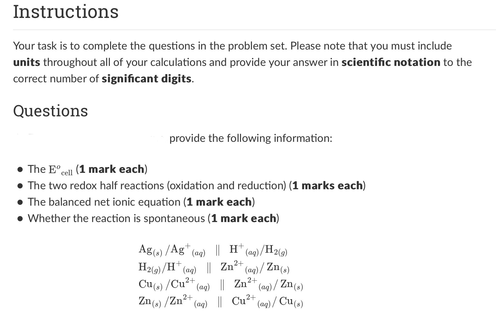 Solved InstructionsYour task is to complete the questions in | Chegg.com