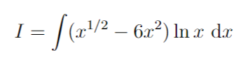 Solved Evaluate the following integral:Note the equation is | Chegg.com
