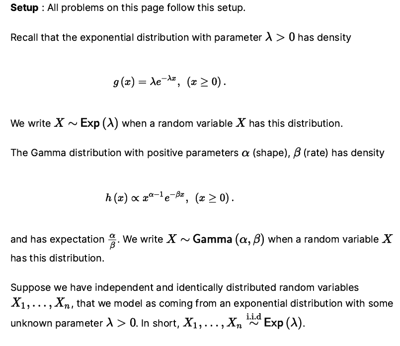 Solved Setup : All problems on this page follow this setup. | Chegg.com