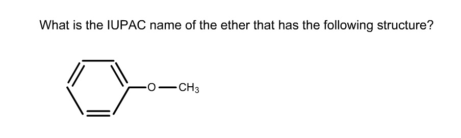Solved What Is The IUPAC Name Of The Ether That Has The F